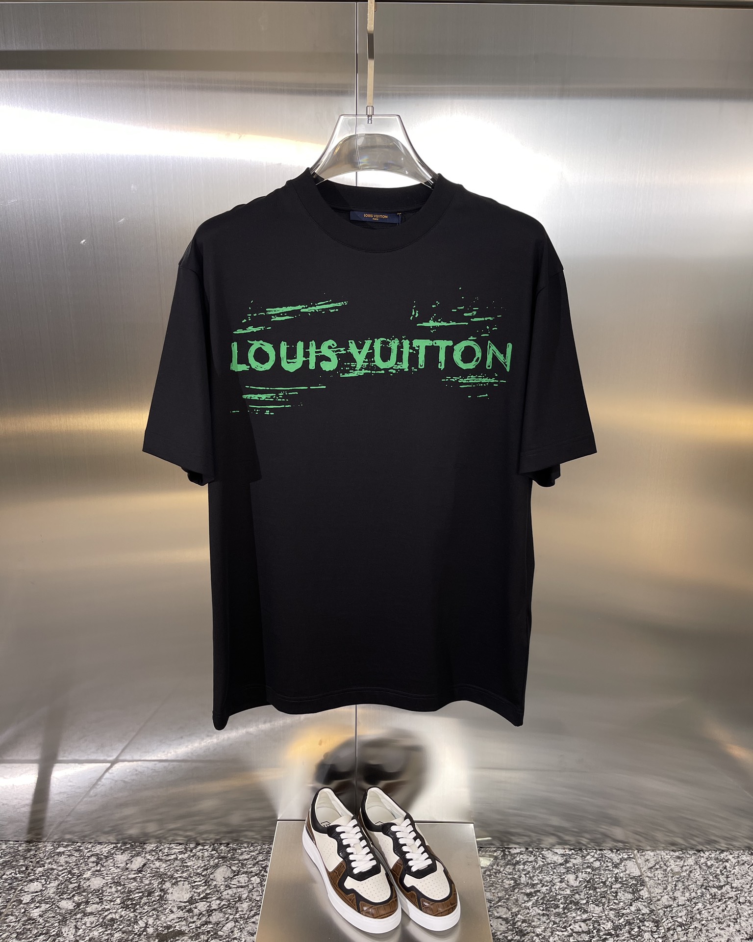 Louis Vuitton Clothing T-Shirt Men Cotton Fashion Short Sleeve