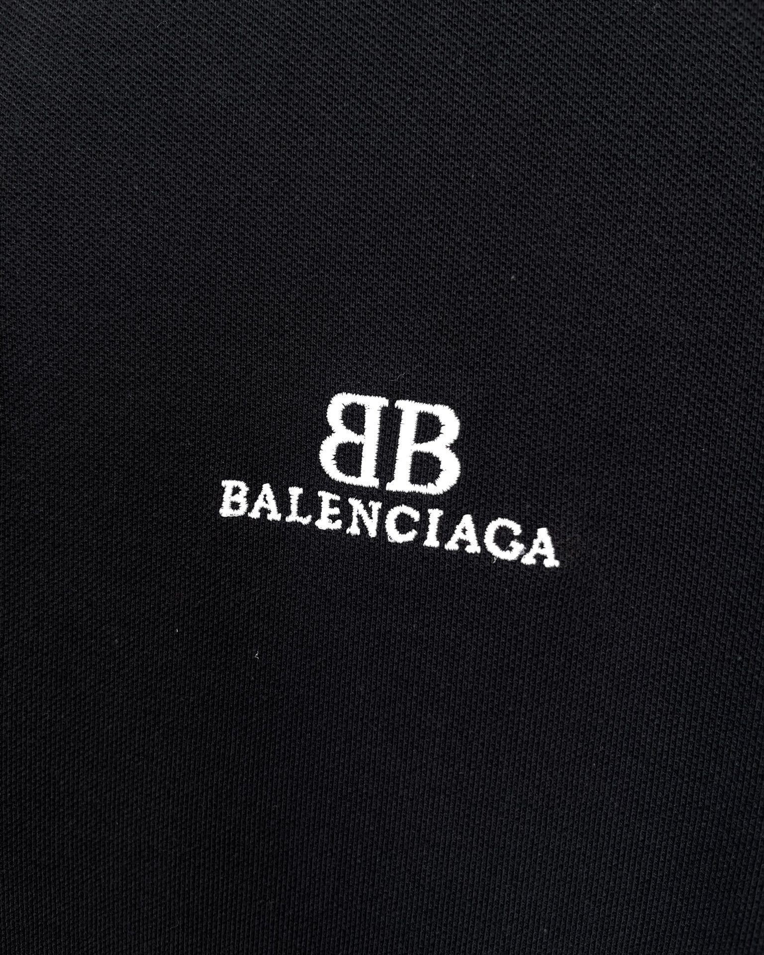 Balenciaga巴黎世家款式男女同款BA小字母刺绣翻领Polo衫T-shirt️纯棉珠地面料胸前饰以