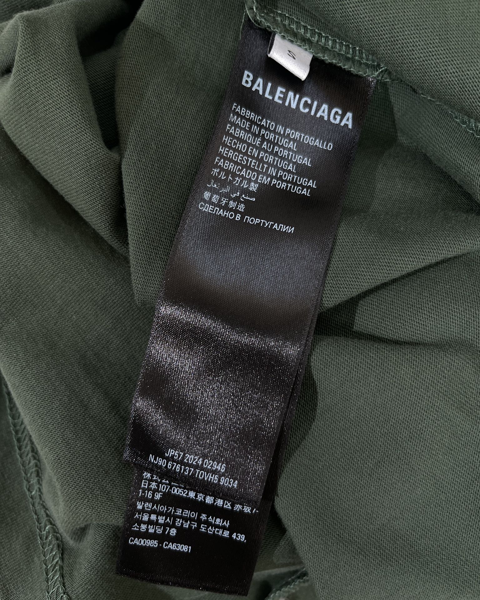 Balenciaga巴黎世家款式男女同款BA胶带字母圆领短袖T恤衫T-shirt️中性宽松版型设计复古平