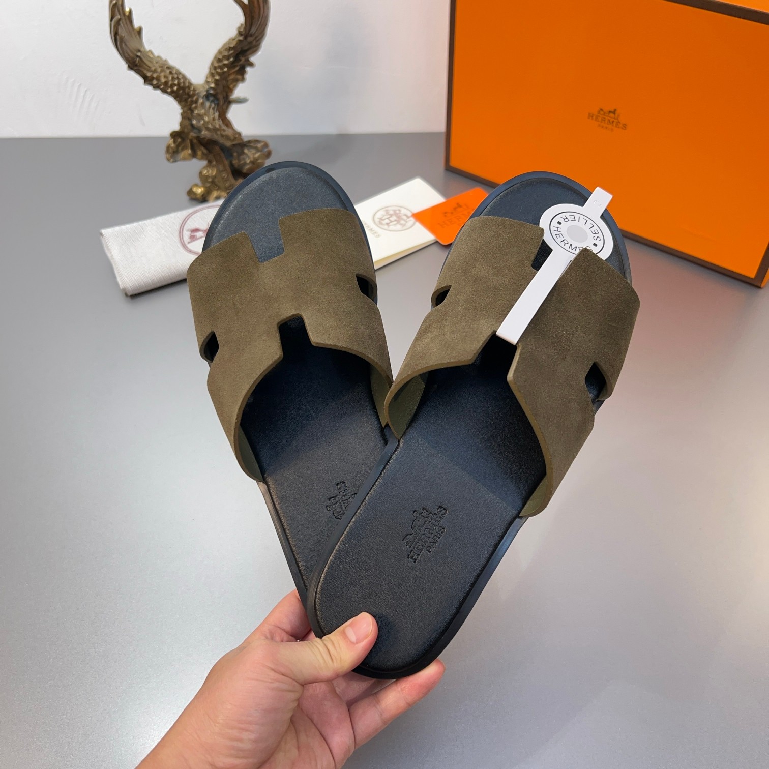 Precio de fábrica:110Hermes Hermes sitio web oficial última sincronización contador nuevo oran color