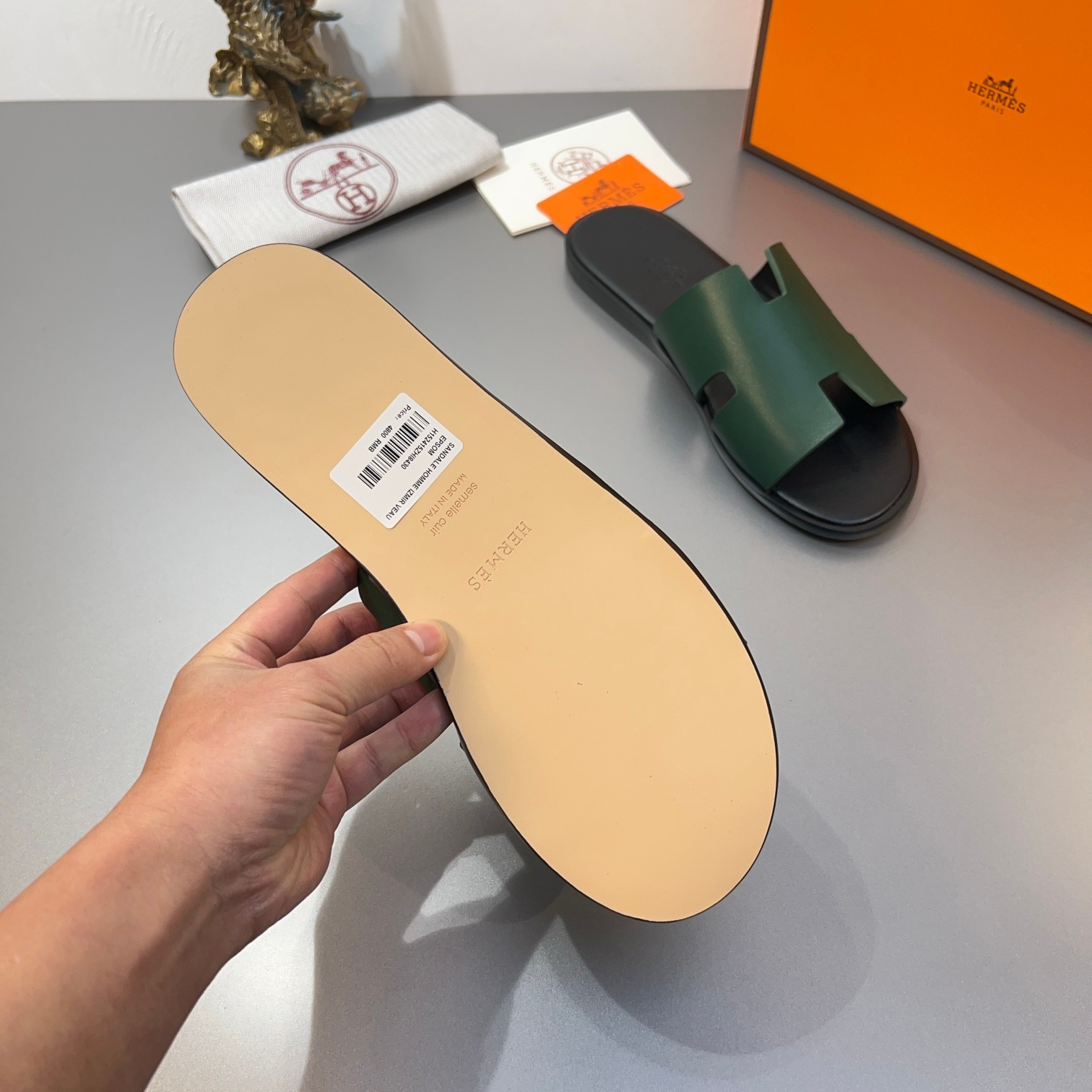 Precio de fábrica:110Hermes Hermes sitio web oficial última sincronización contador nuevo oran color