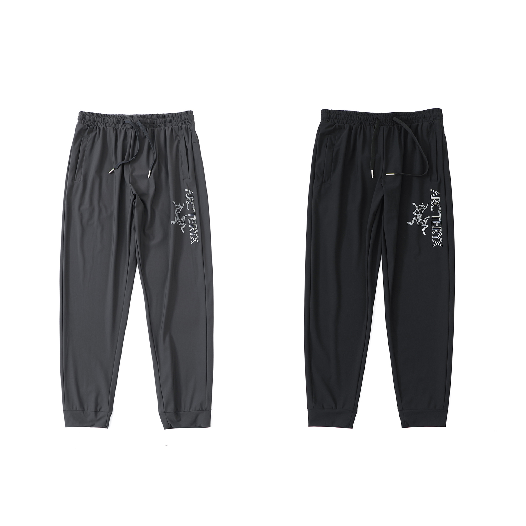 Arc’teryx Clothing Pants & Trousers Black Grey Men Fashion Quick Dry