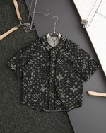 Louis Vuitton Clothing Coats & Jackets Shirts & Blouses Black Unisex Denim Spring Collection Casual