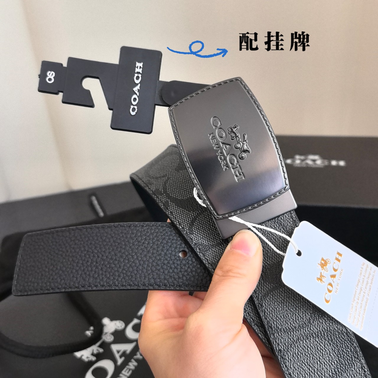 High-Quality Grade-Class Coach with Gold Plating and Rotating Buttons for Carding and Wrapping - 图片 2