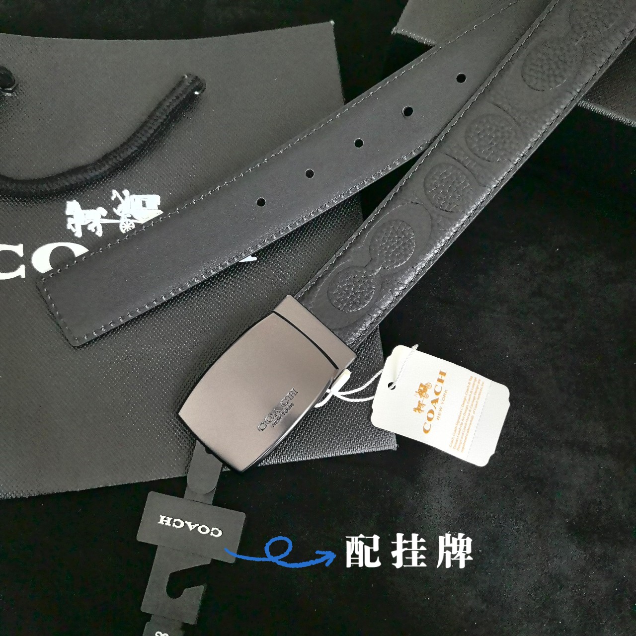 High-Quality Gold-Plated Grade-Class Coach CoachCrunch with Rotating Buttons - 图片 5