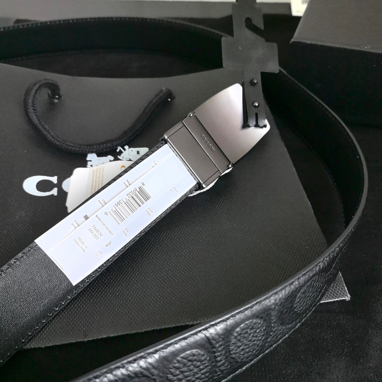 High-Quality Gold-Plated Grade-Class Coach CoachCrunch with Rotating Buttons - 图片 4