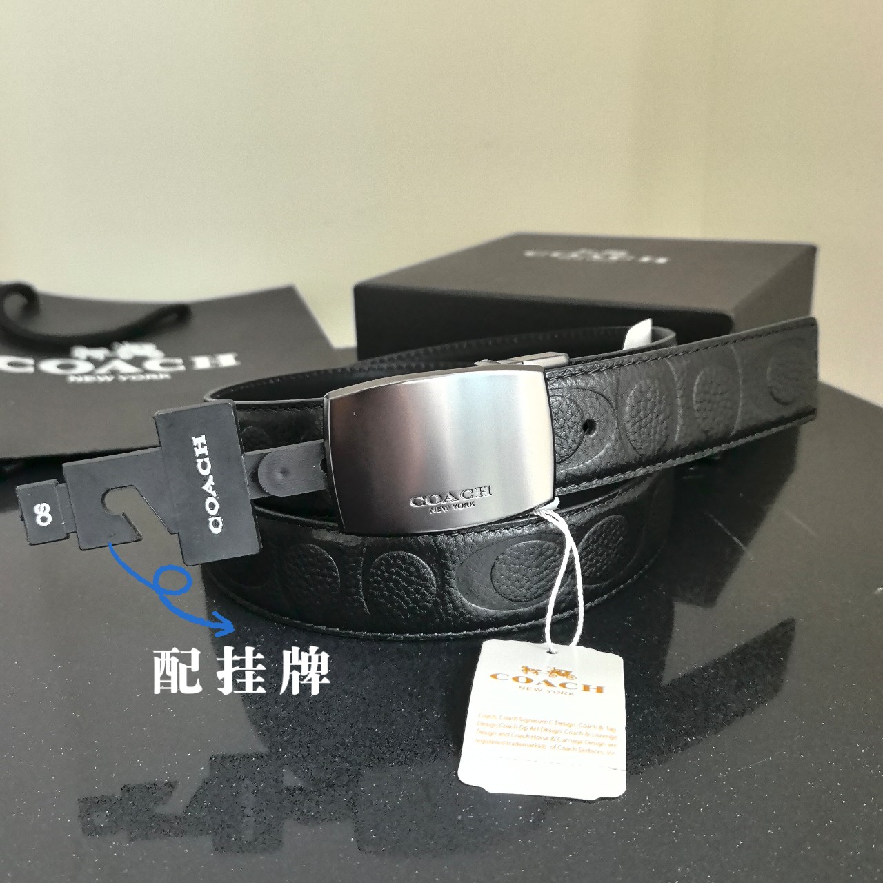 High-Quality Gold-Plated Grade-Class Coach CoachCrunch with Rotating Buttons - 图片 6