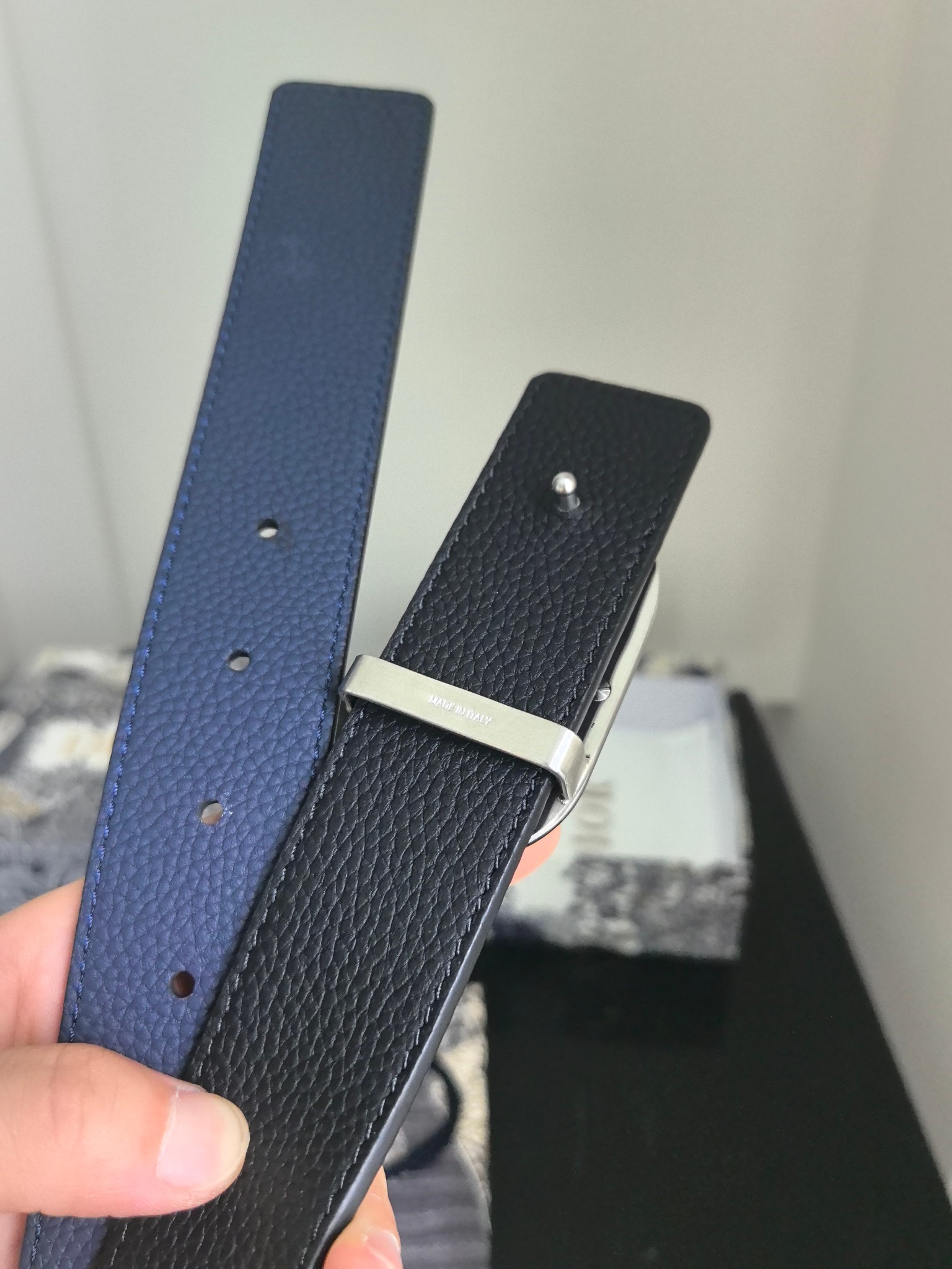 P cd家 3.4cm 原版五金扣头， 新款 双面可用 醒目的标志性徽标装点搭扣