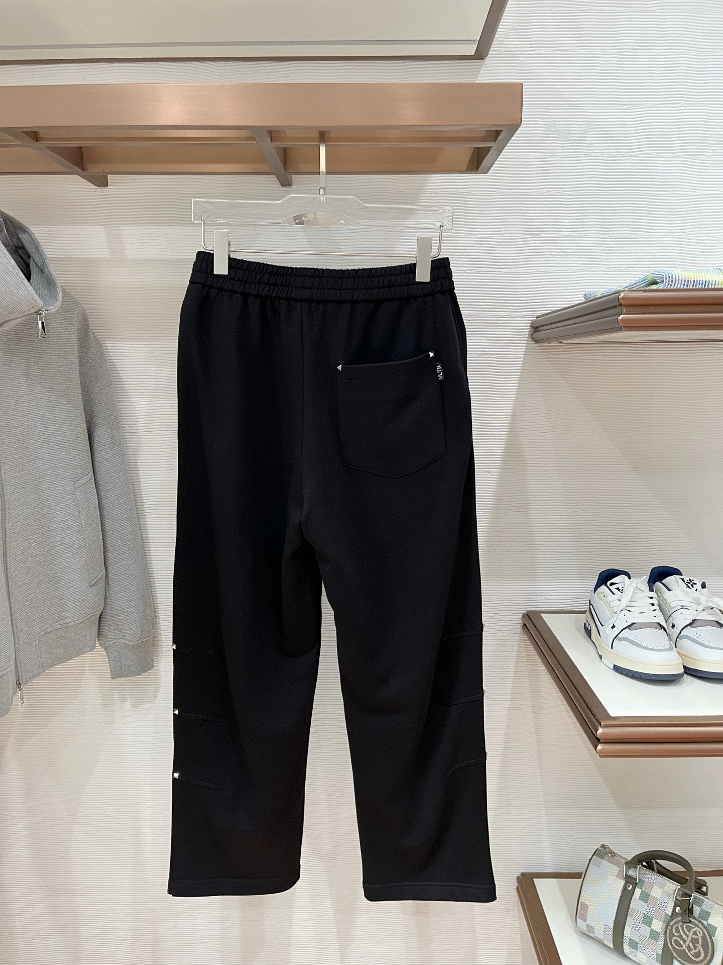 秋冬款 华伦 直筒版型 裤子两侧打钉 卫衣毛圈面料手感丝滑 M-XXXL