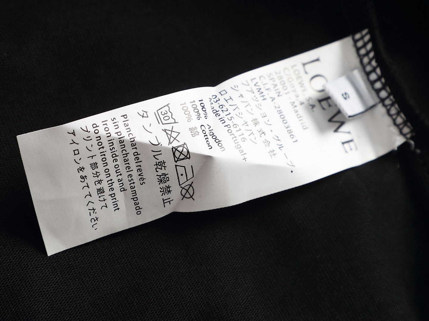 Loewe LOEWE /罗意威霓虹刺绣荧光粉短袖T恤 面料采用纯棉精梳棉260g面料 绣花采用立体工艺