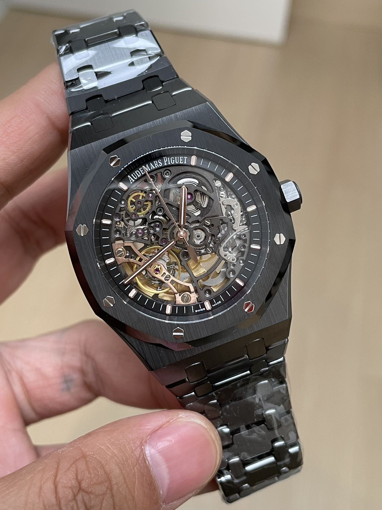 [Audemars Piguet Watches]AP Royal Oak 15416CE Black CeramicMold mold and cu