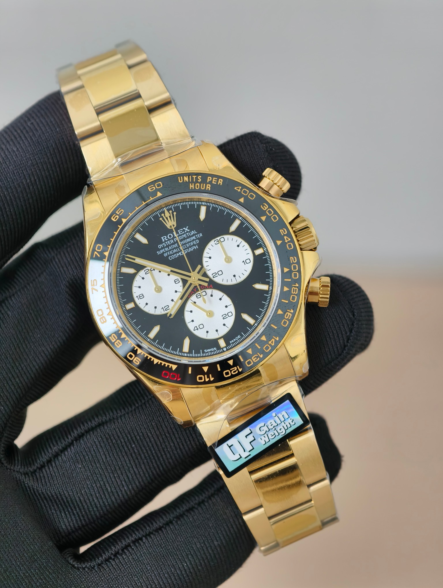 NO:764782,QF new product Counterweight Gold Le Mans Anniversary Series Latest version 4131 all-in-one machine No card weight balance wheel Top craftsmanship on the market, gold19860909QF新品 配重黄金勒芒周年系列 最新版4131一体机 无卡度砝码摆轮 市面顶级工艺,,gold,Watch