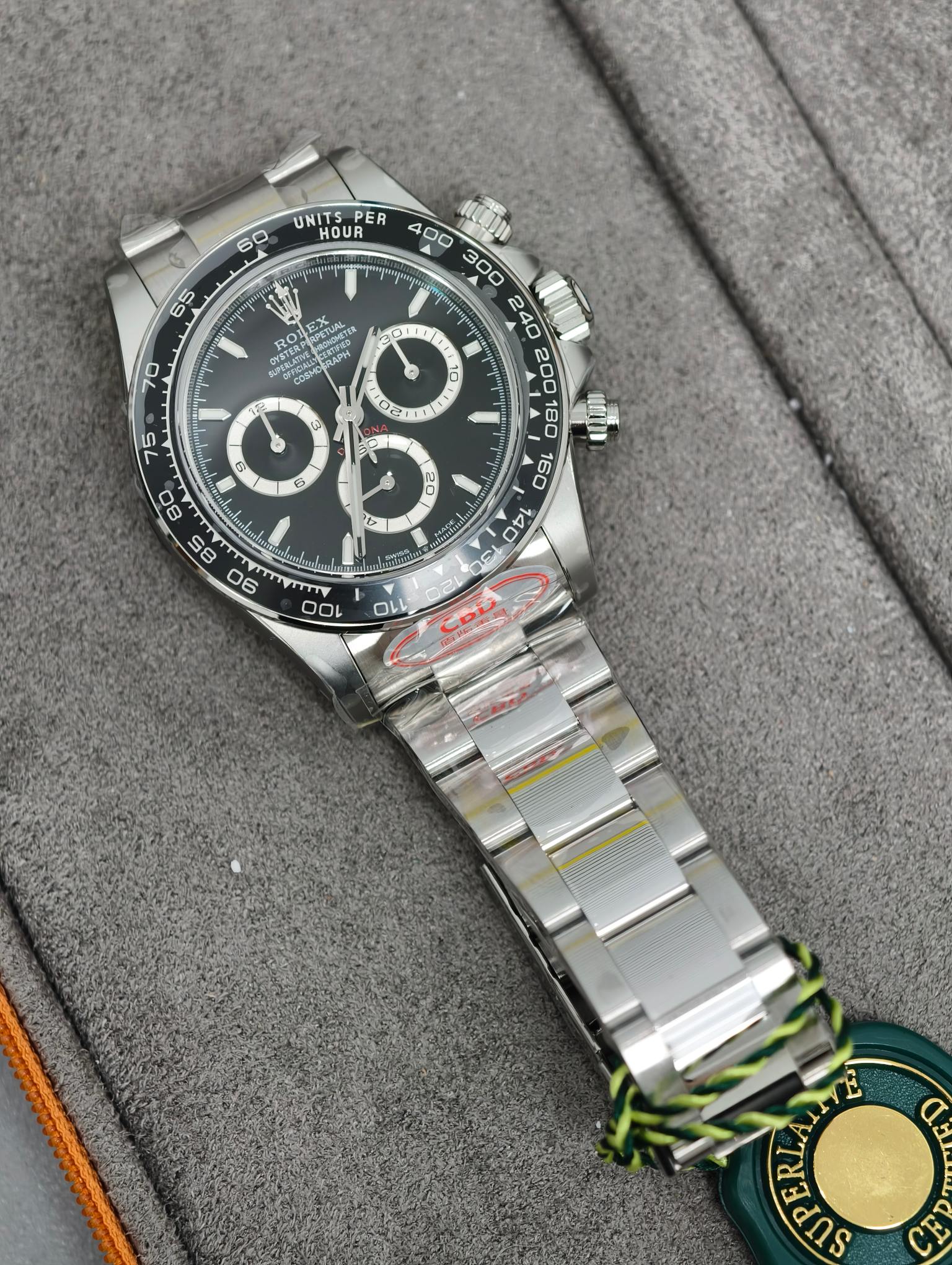 NO:765186,CBD Original Weight Daytona Black Tody equipped with mold opening 4131 all-in-one machine,19860909CBD原版重量 迪通拿黑陶迪 搭载开模4131一体机,,Watch