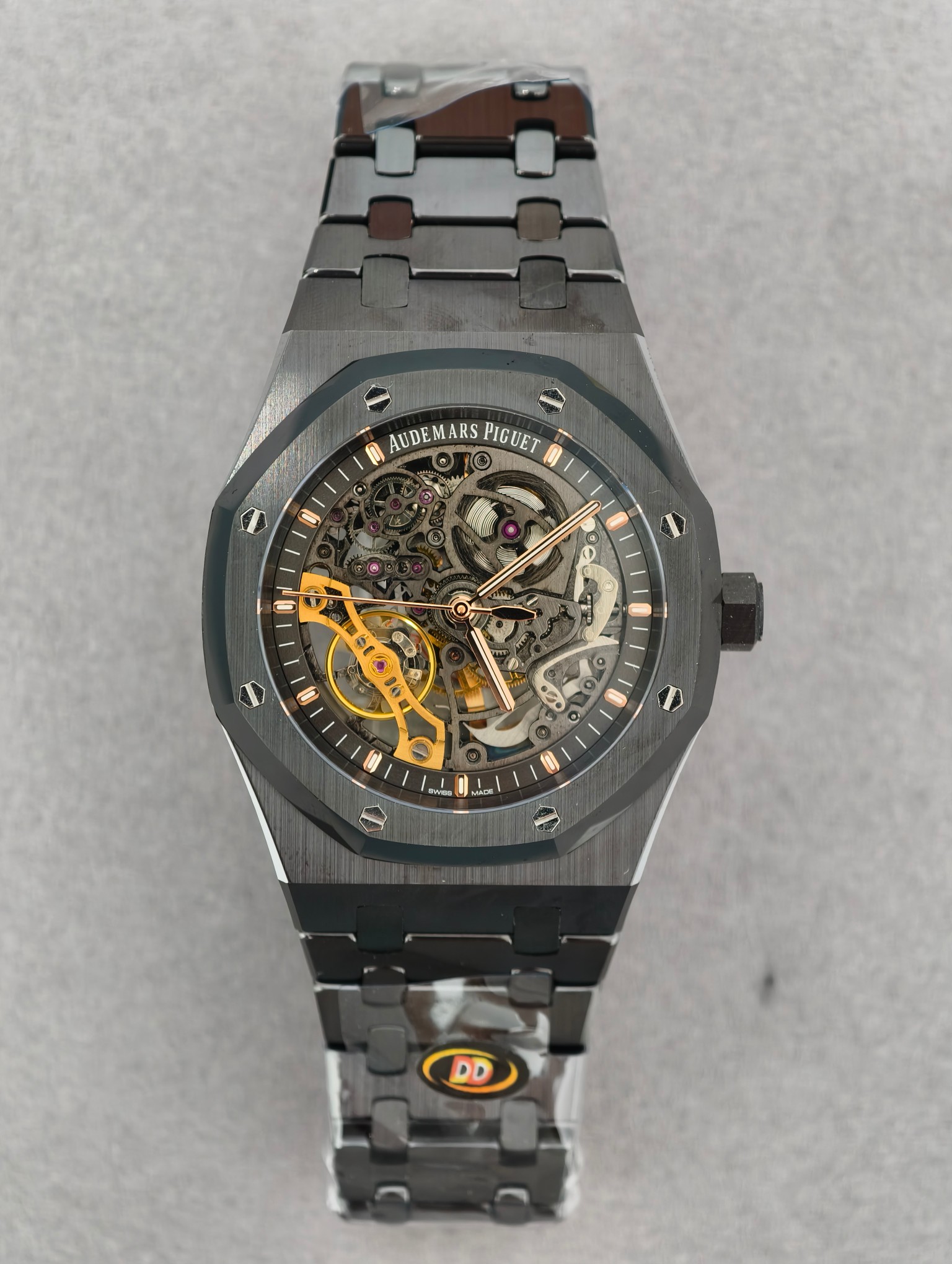 NO:946300,DDF new product A black ceramic is 15416 real ceramic craft shell hollow 3132 all-in-one machine with top quality workmanship.19860909DDF新品 A黑陶瓷是15416 真陶瓷工艺壳套 镂空3132一体机 做工顶级,,Watch