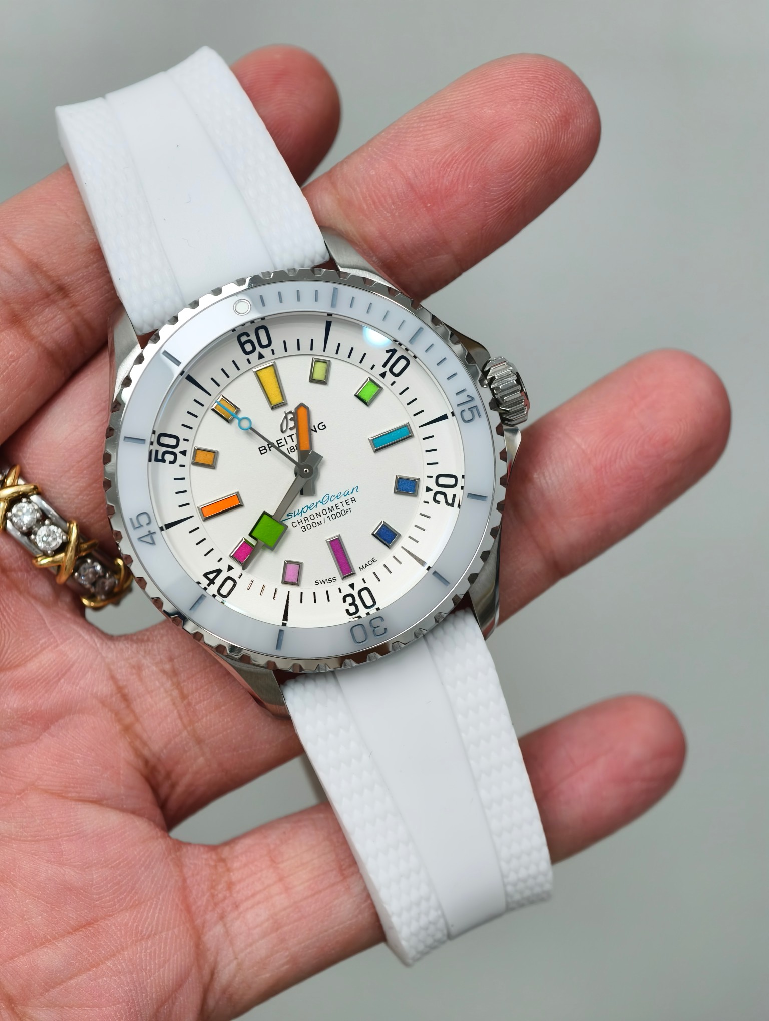 NO:946195,BLS new product Breitling Ocean Series 42mm anniversary model with top quality workmanship, breitling19860909BLS新品 百年灵海洋系列42mm 周年纪念款 做工顶级,,breitling,Watch