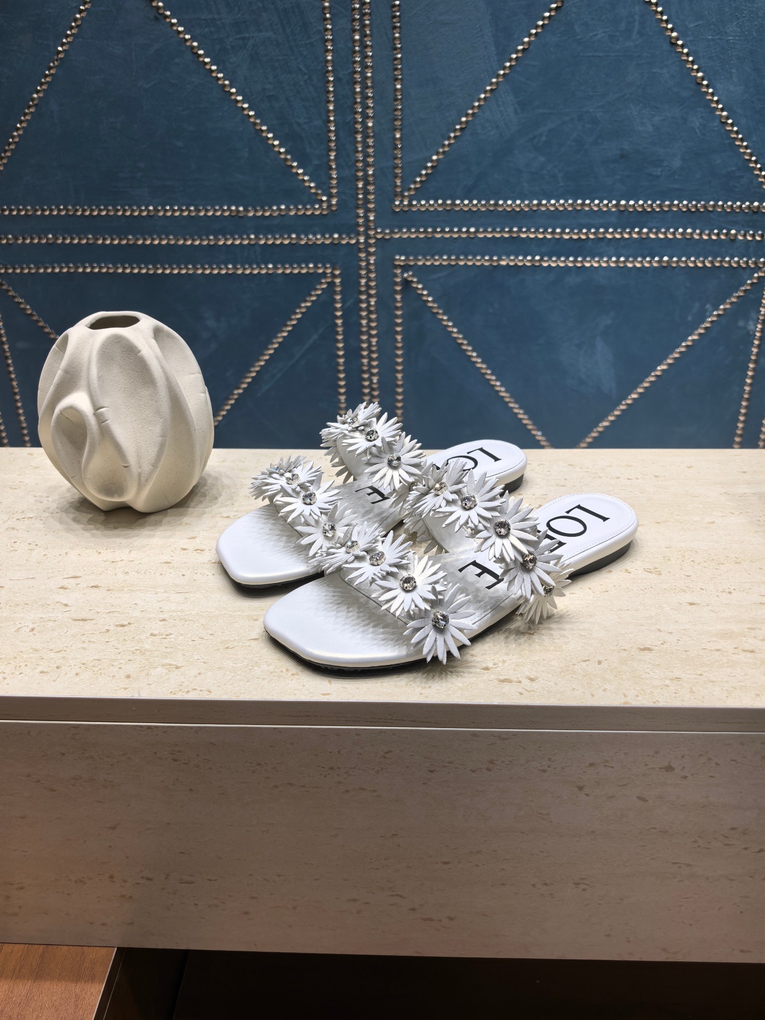 LOEWE Petal Flower Flat Slides