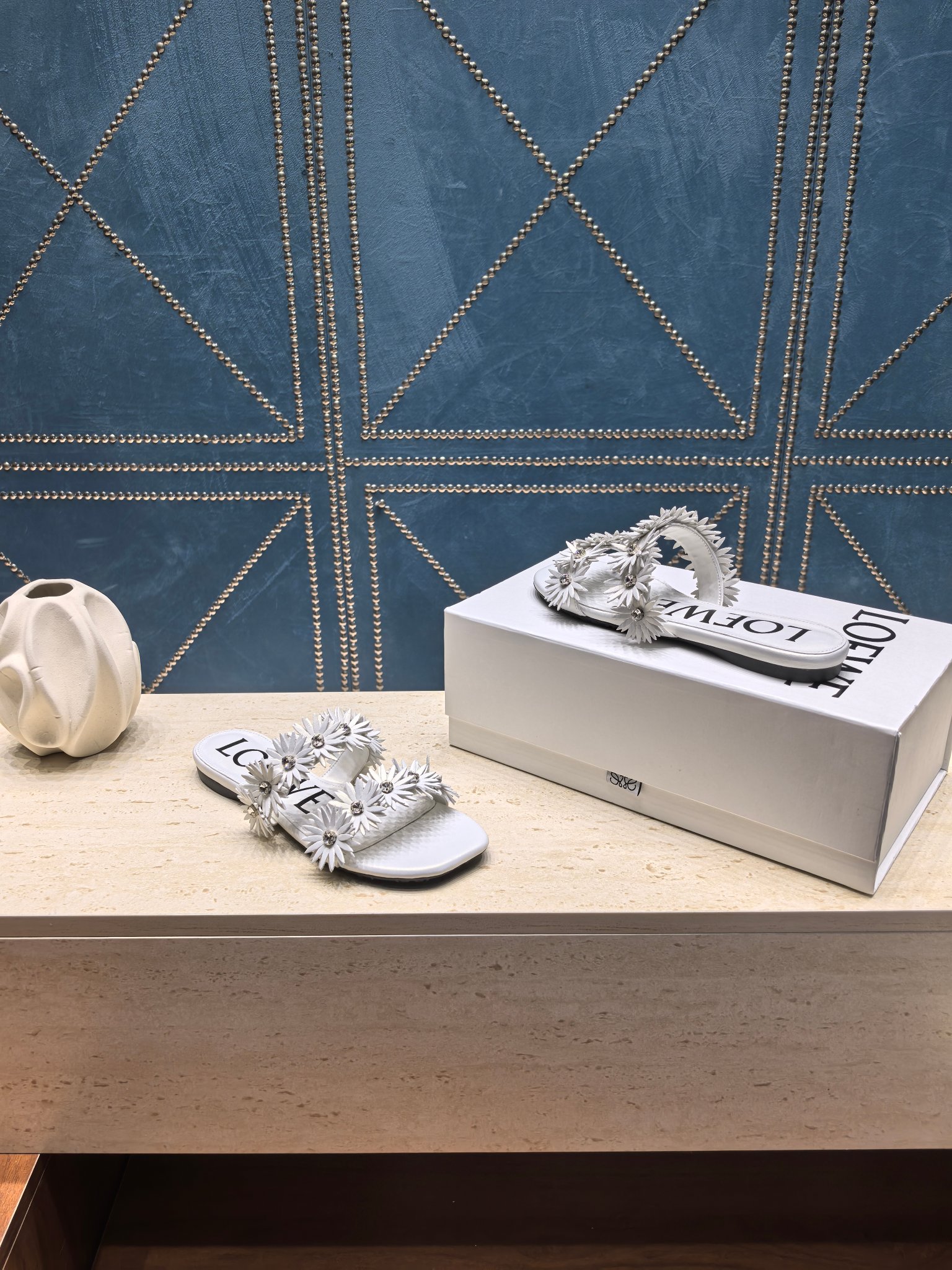 LOEWE Petal Flower Flat Slides