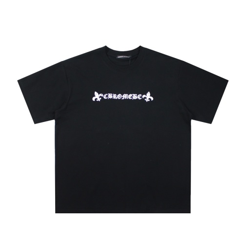 Chrome Hearts 24SS Distressed Logo Short Sleeve T-Shirt - Premium Cotton 1 Chrome Hearts 24SS Distressed Logo Short Sleeve T-Shirt - Premium Cotton