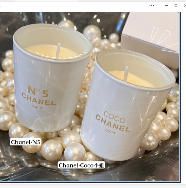 60！ Chanel vela No. 5, Chanel vela coco