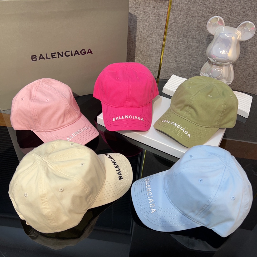 🧢 París Balenciaga balenciaga−nueva colección de verano en color, último logo de letras de la web oficial, 100% algodó…