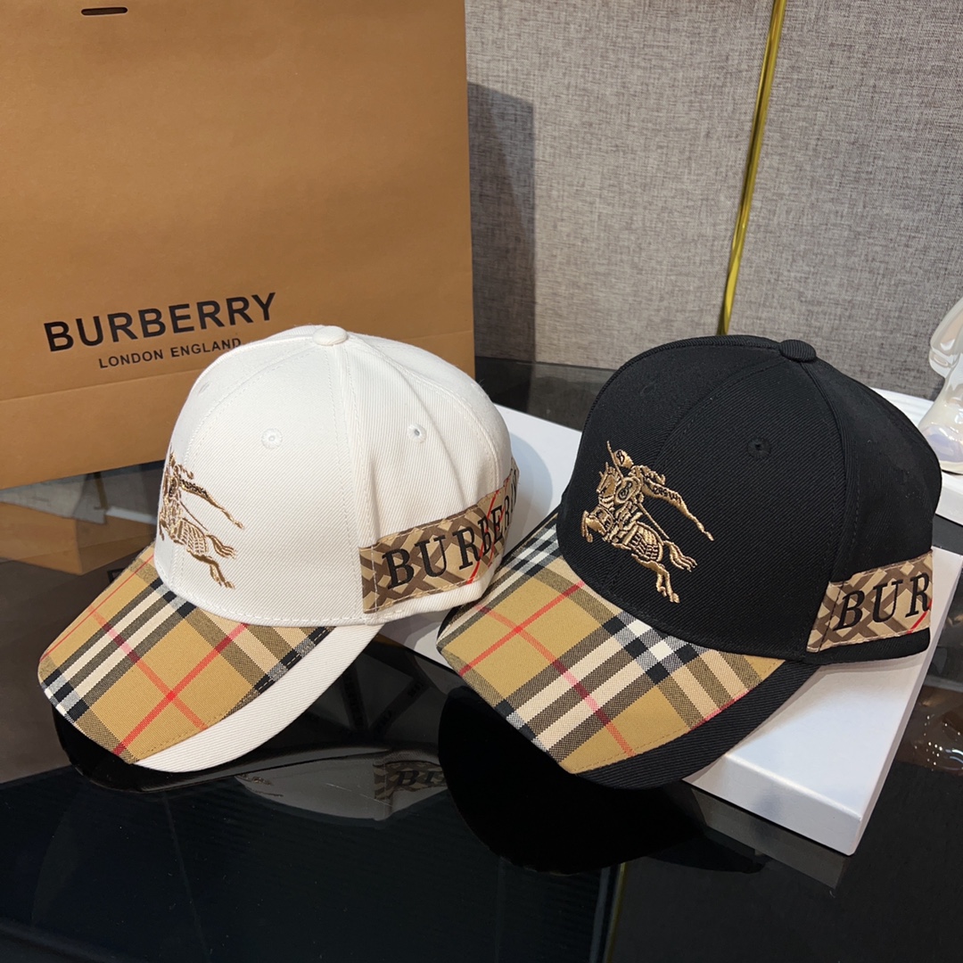 🧢Burberry 🧢 Clásico caballo de guerra 🐎 gorra de béisbol popular, calidad súper 👍 Gorras, sombreros de pescador, go…