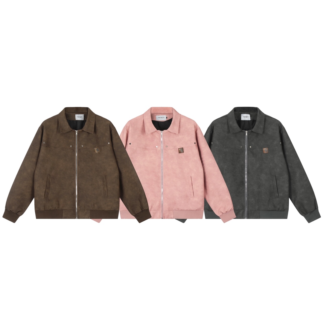 Réplique de concepteur 1: 1
 Carhartt Vêtements Manteaux & Blousons Noir Le Brun Couleur rose Unisexe Série automne Vintage