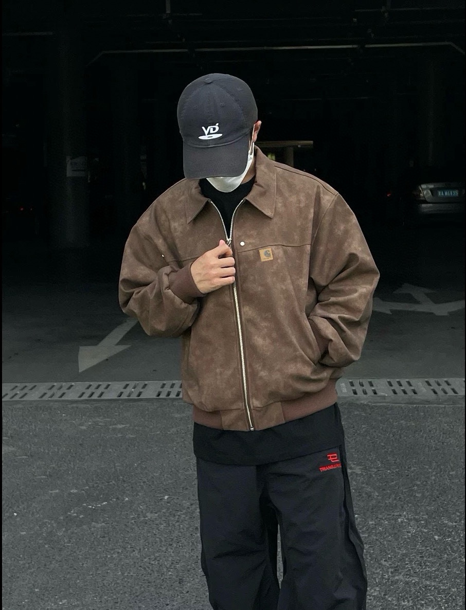 Carhartt Vêtements Manteaux & Blousons Noir Le Brun Couleur rose Unisexe Série automne Vintage