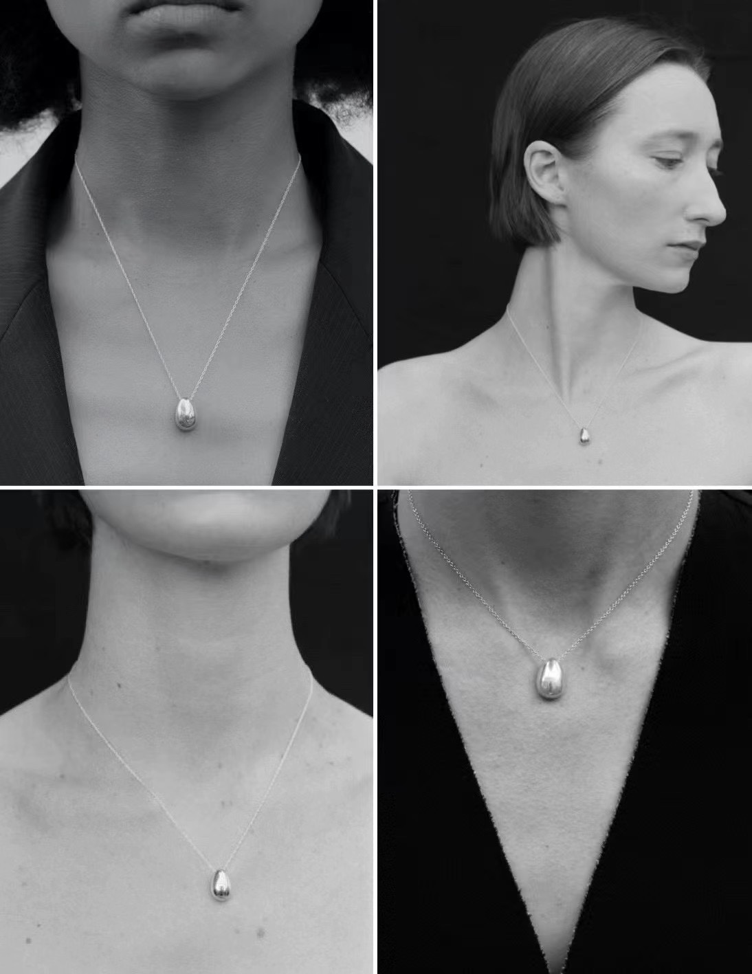 Sophie Buhai 925 Sterling Silver Dove Egg Pendant Necklace