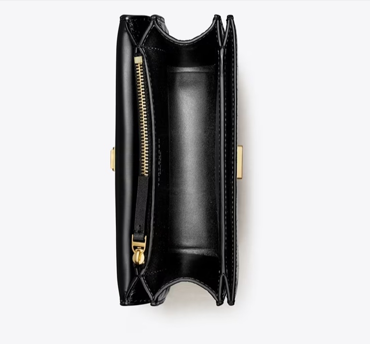 Tory Burch 编号77044TORY BURCH/汤丽柏奇ELEANOR小号鳄鱼纹单肩斜挎包 尺寸13.5*19*6.5