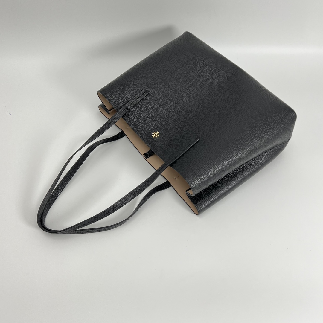 Tory Burch ~ ToryBurch/tb女大号荔枝纹托特包
