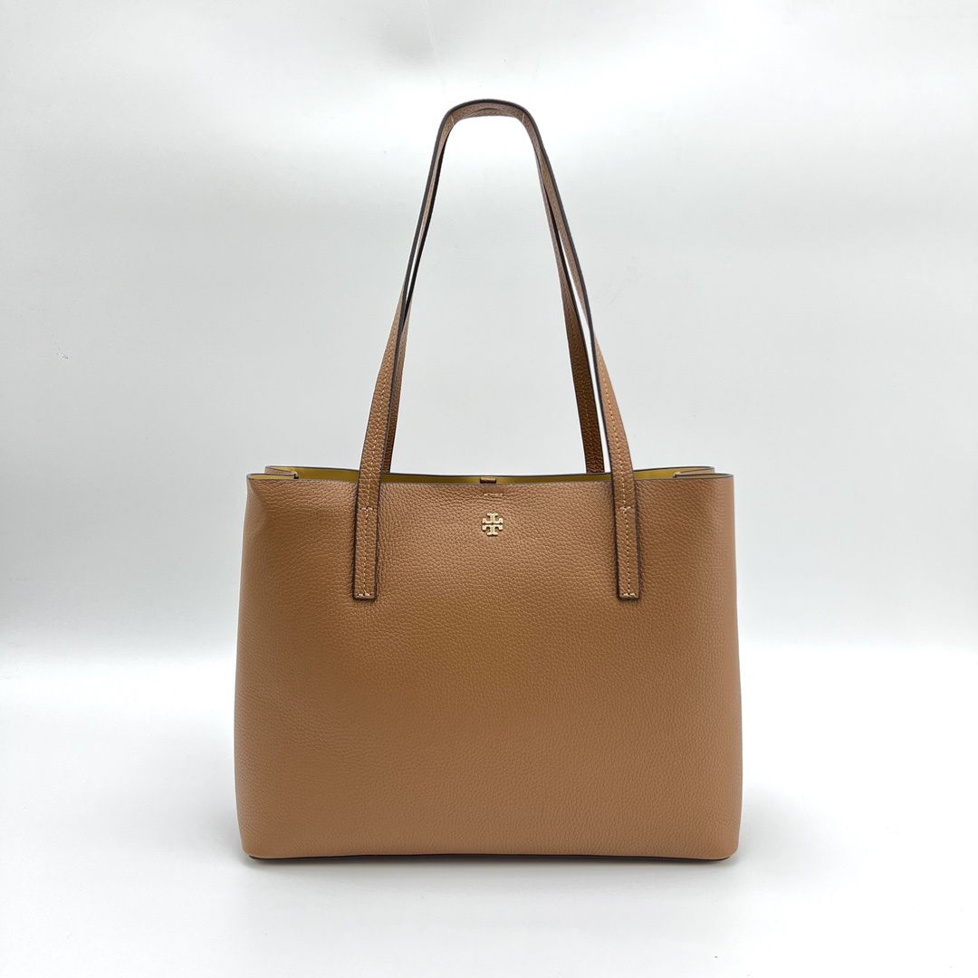 Tory Burch ~ ToryBurch/tb女大号荔枝纹托特包