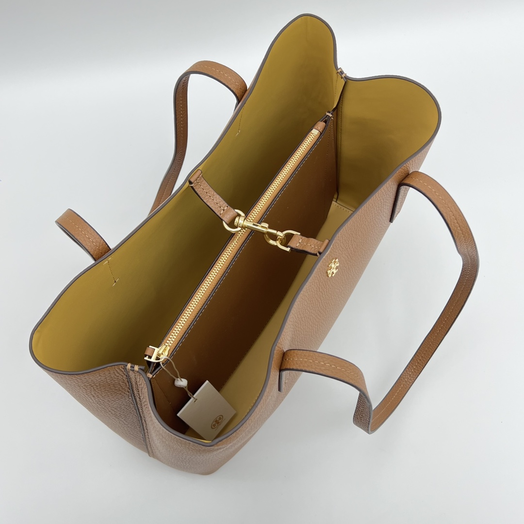 Tory Burch ~ ToryBurch/tb女大号荔枝纹托特包