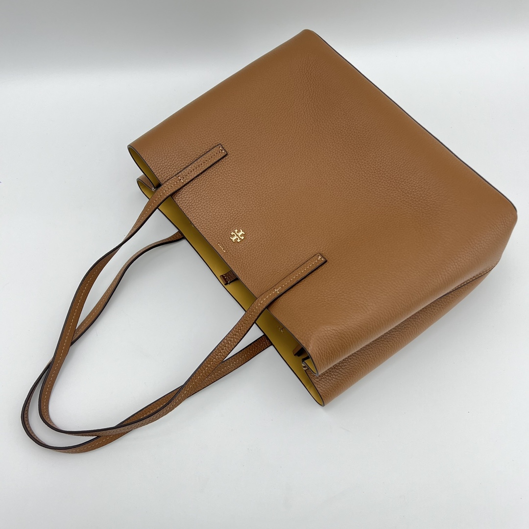 Tory Burch ~ ToryBurch/tb女大号荔枝纹托特包
