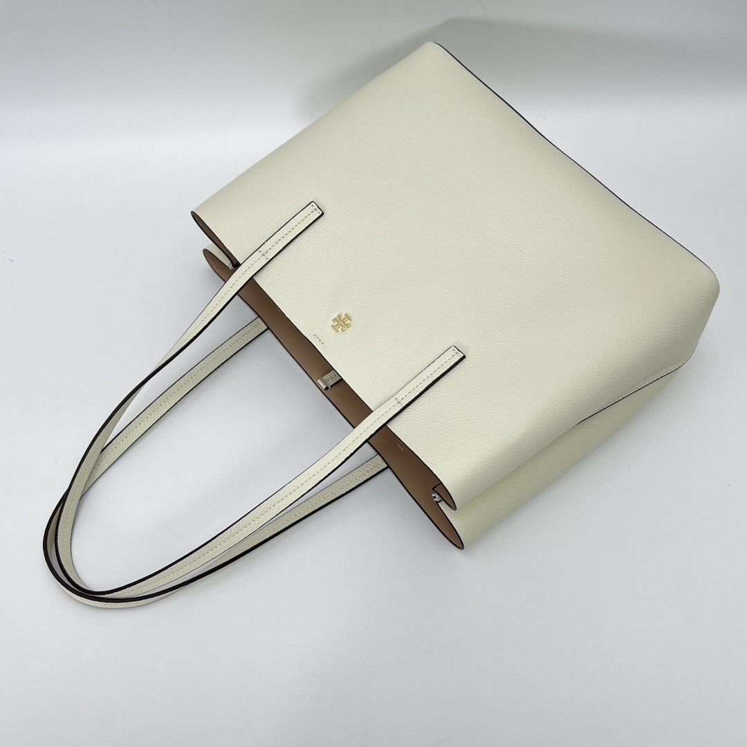 Tory Burch ~ ToryBurch/tb女大号荔枝纹托特包