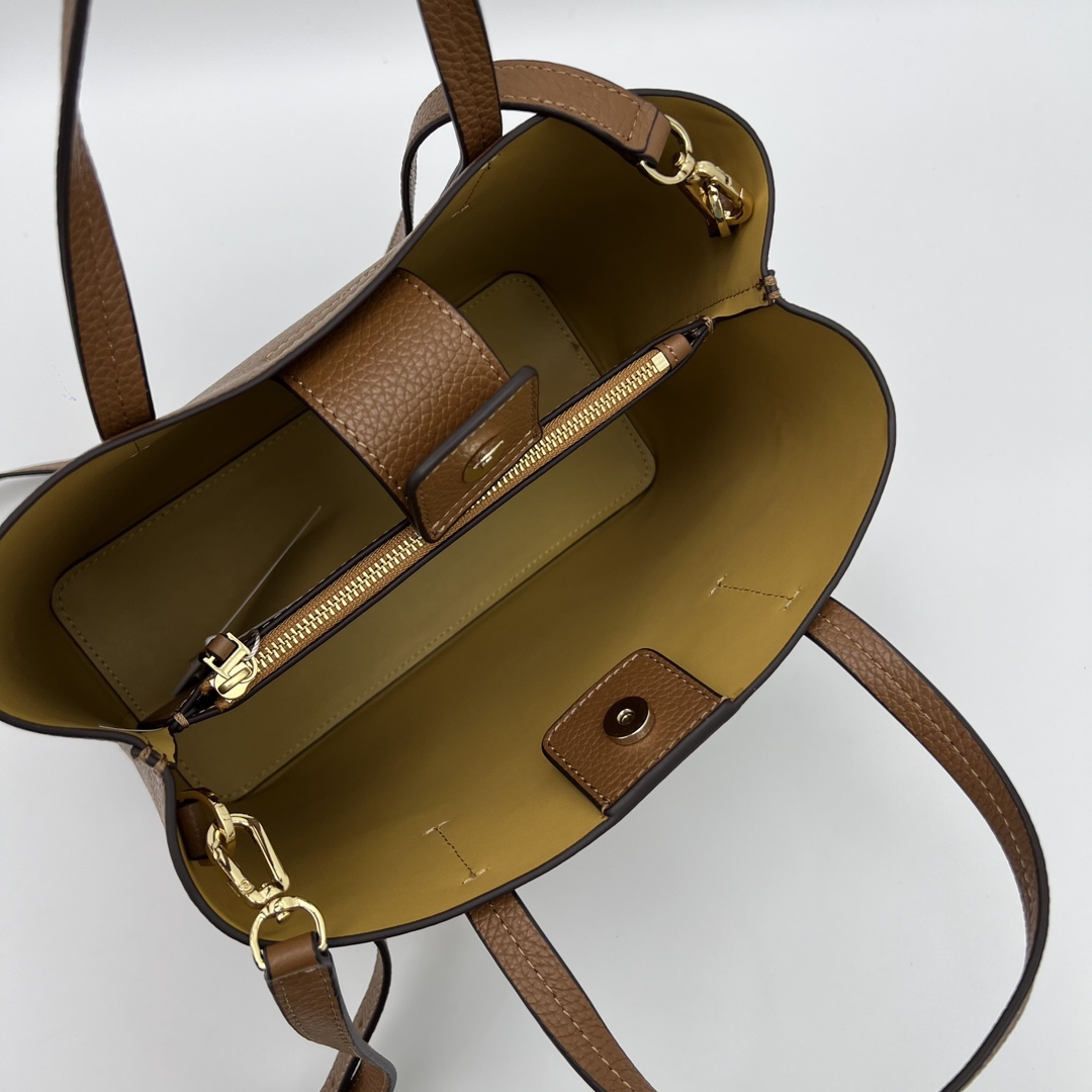 Tory Burch ~ ToryBurch/tb女小号荔枝纹托特包