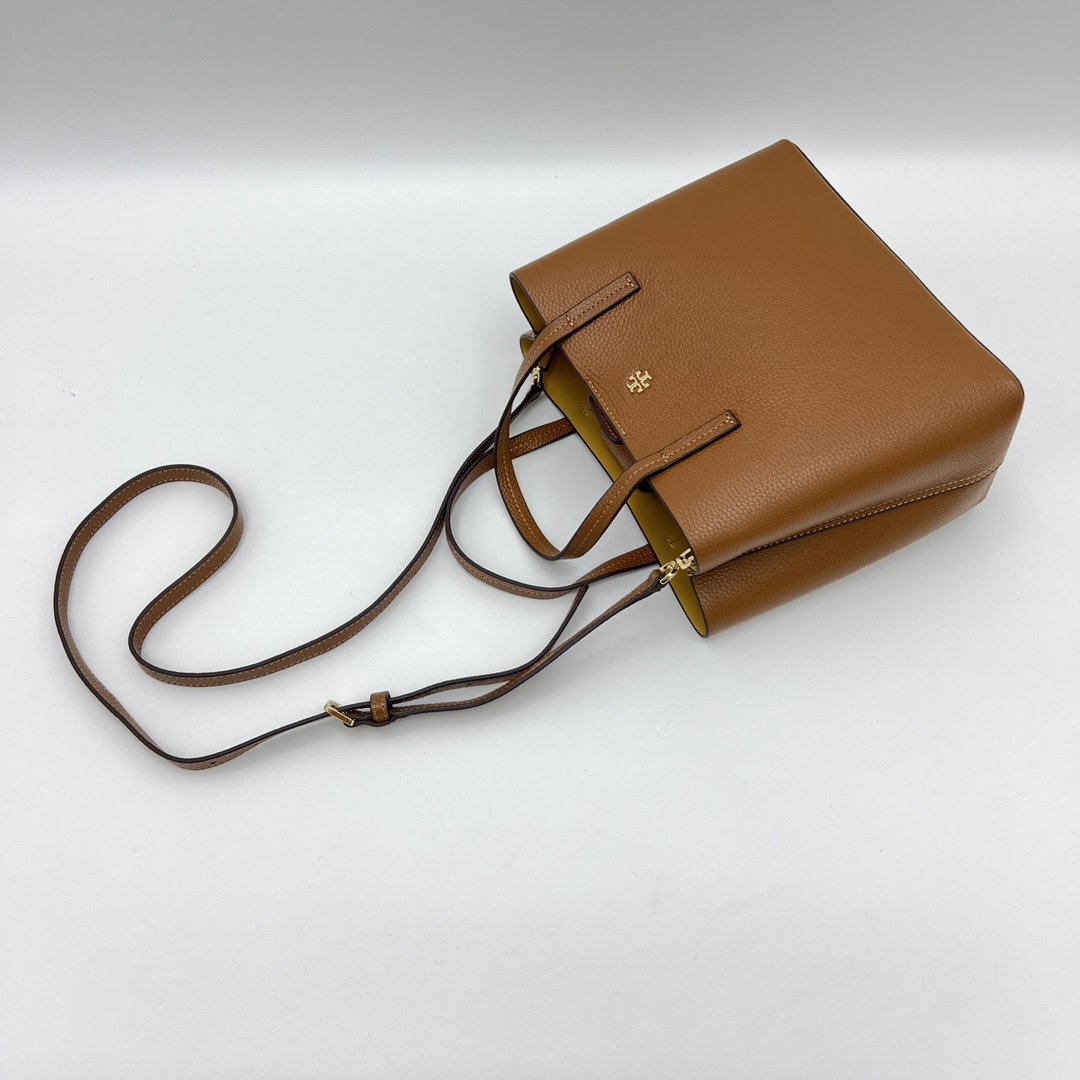 Tory Burch ~ ToryBurch/tb女小号荔枝纹托特包