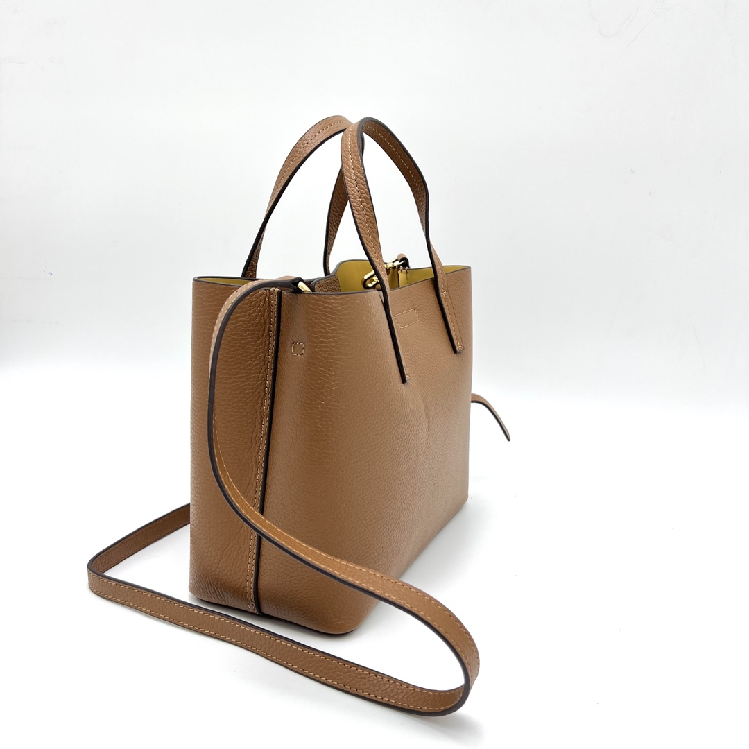 Tory Burch ~ ToryBurch/tb女小号荔枝纹托特包