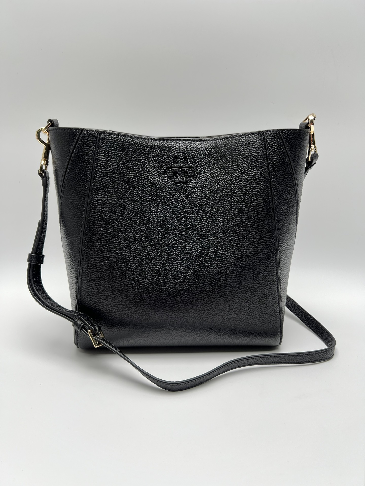 Tory Burch ～TB最新款单肩包 购物袋款 可单肩手提 荔枝纹头层牛皮 质感肉肉
