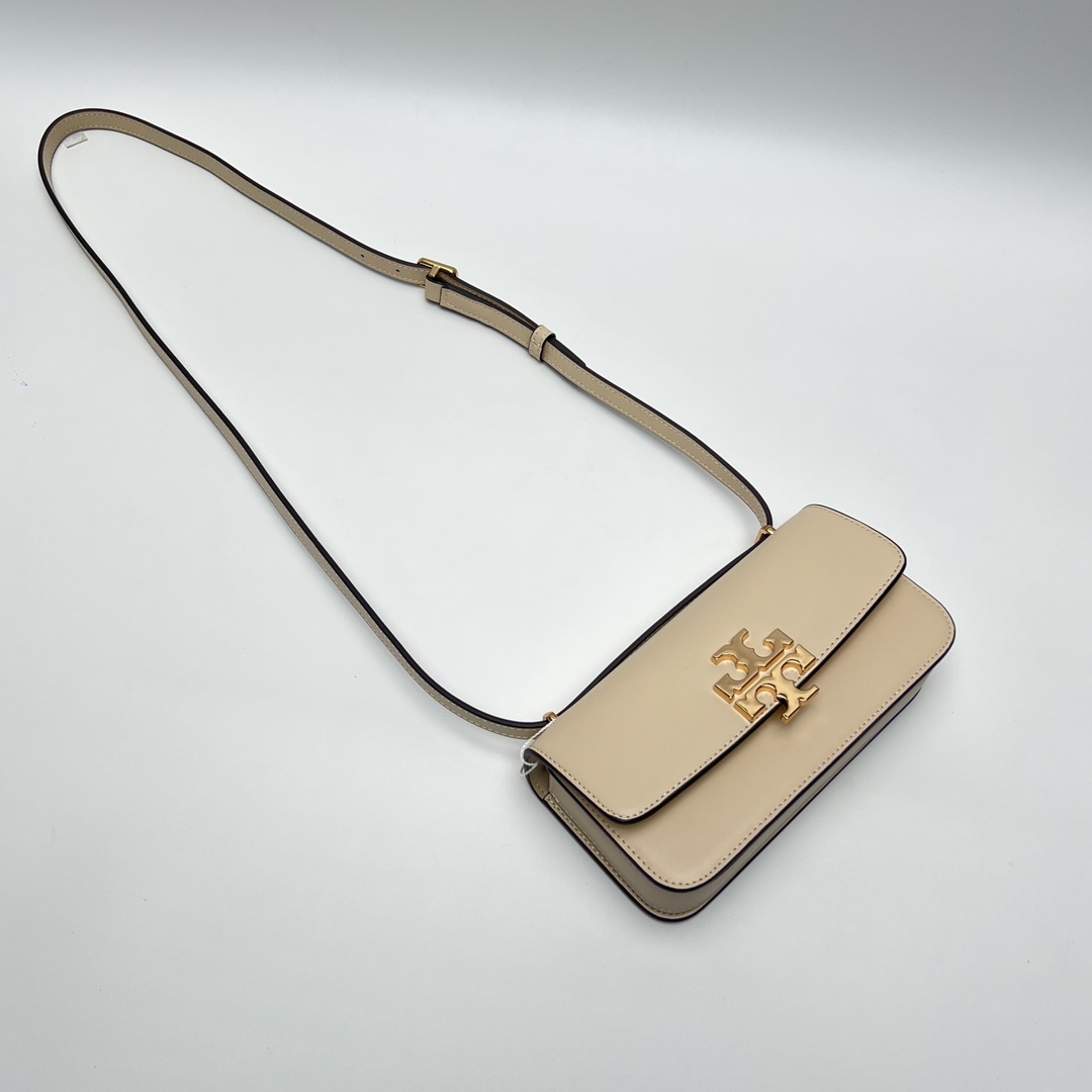 Tory Burch ～TB Eleanor新款迷你豆腐包 新版本 可调节肩带 纳帕牛皮面料 柔软舒适