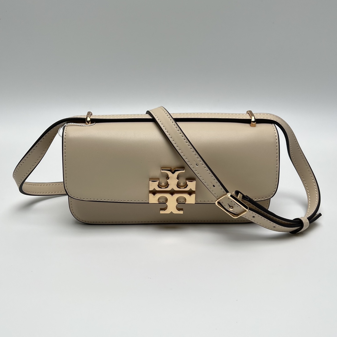 Tory Burch ～TB Eleanor新款迷你豆腐包 新版本 可调节肩带 纳帕牛皮面料 柔软舒适