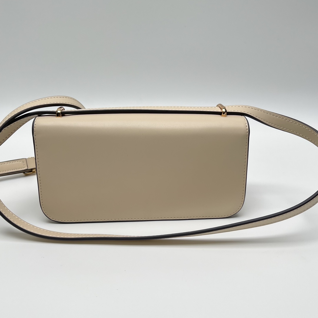 Tory Burch ～TB Eleanor新款迷你豆腐包 新版本 可调节肩带 纳帕牛皮面料 柔软舒适