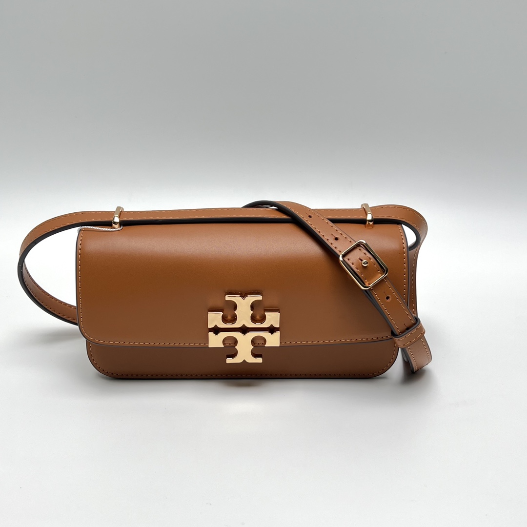 Tory Burch ～TB Eleanor新款迷你豆腐包 新版本 可调节肩带 纳帕牛皮面料 柔软舒适