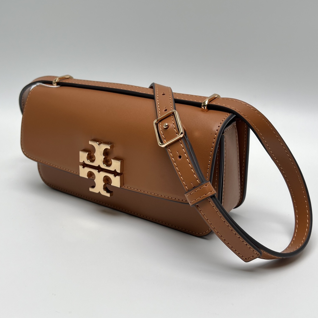 Tory Burch ～TB Eleanor新款迷你豆腐包 新版本 可调节肩带 纳帕牛皮面料 柔软舒适