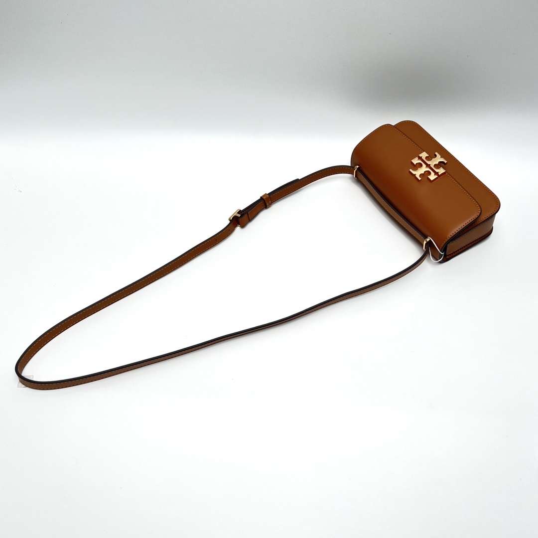 Tory Burch ～TB Eleanor新款迷你豆腐包 新版本 可调节肩带 纳帕牛皮面料 柔软舒适