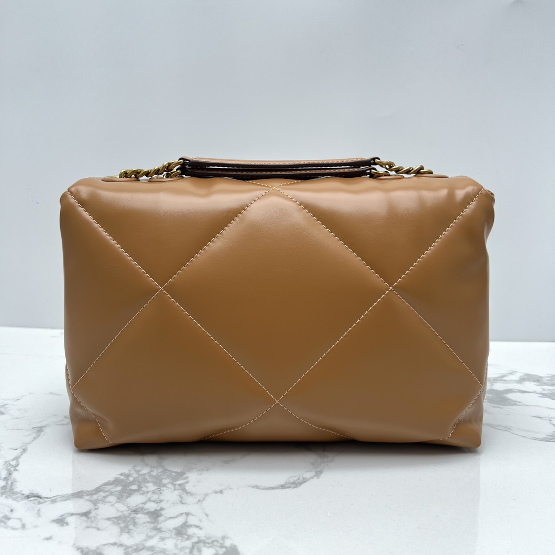 Tory Burch 大号新款 TB 大号 154704 小号 154706 最新款牛皮 云朵包 链条肩带背包 多功能使用 女士挎包 头层牛皮 可 单肩 可斜挎 超 黑色 白色