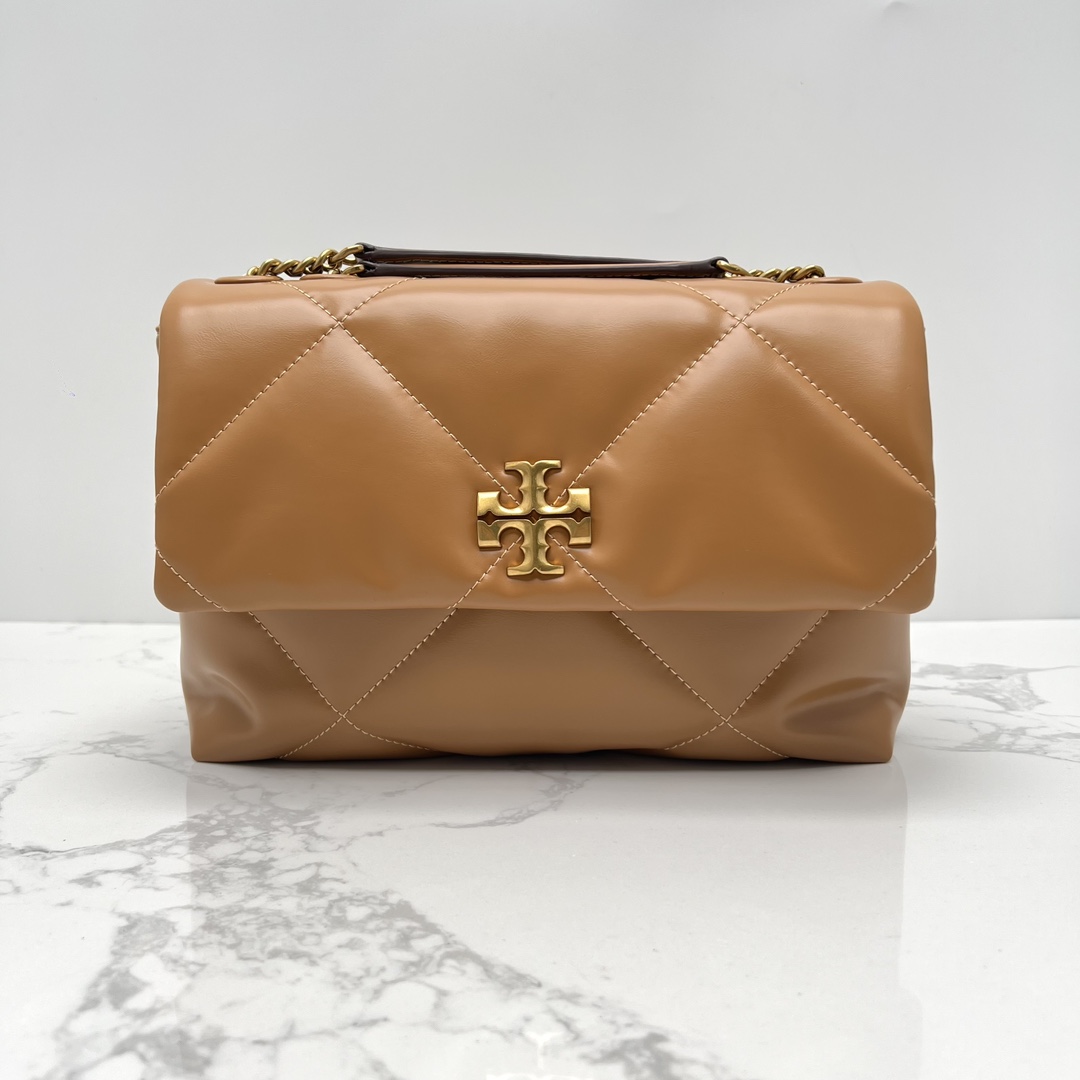 Tory Burch 大号新款 TB 大号 154704 小号 154706 最新款牛皮 云朵包 链条肩带背包 多功能使用 女士挎包 头层牛皮 可 单肩 可斜挎 超 黑色 白色