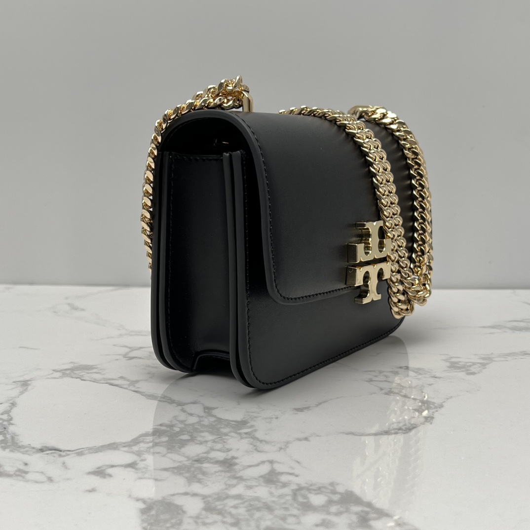 Tory Burch ～TB新款Eleanor 小号链条包 包款全新设计光滑金属饰件 尽显盒子包的简约线条