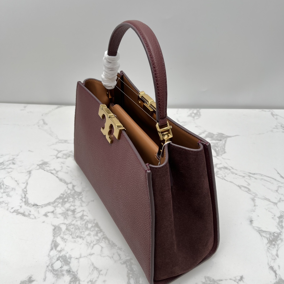 Tory Burch ～Tory Burch全新Eleanor单肩手提包 以简洁线条打造的盒型包袋之上