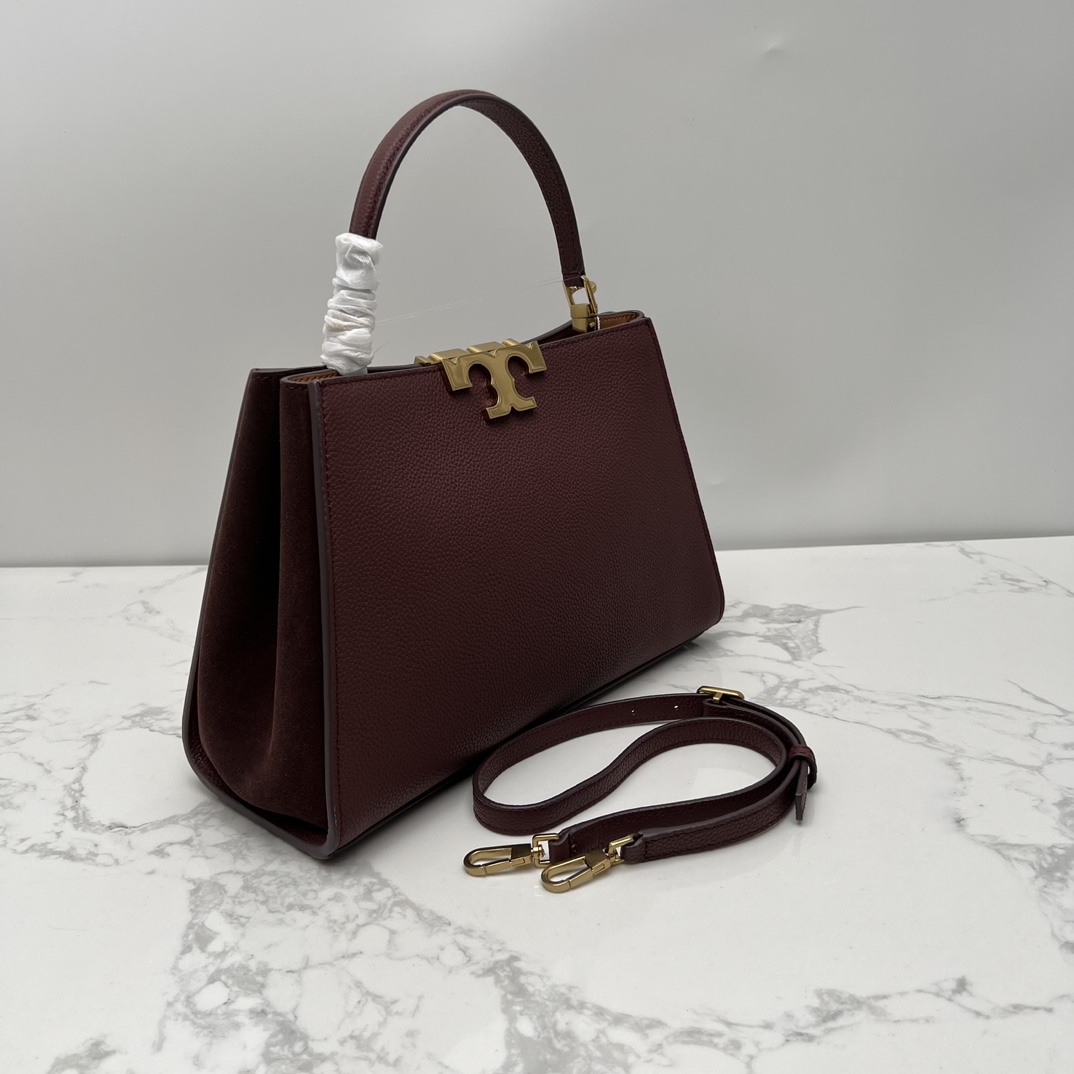 Tory Burch ～Tory Burch全新Eleanor单肩手提包 以简洁线条打造的盒型包袋之上