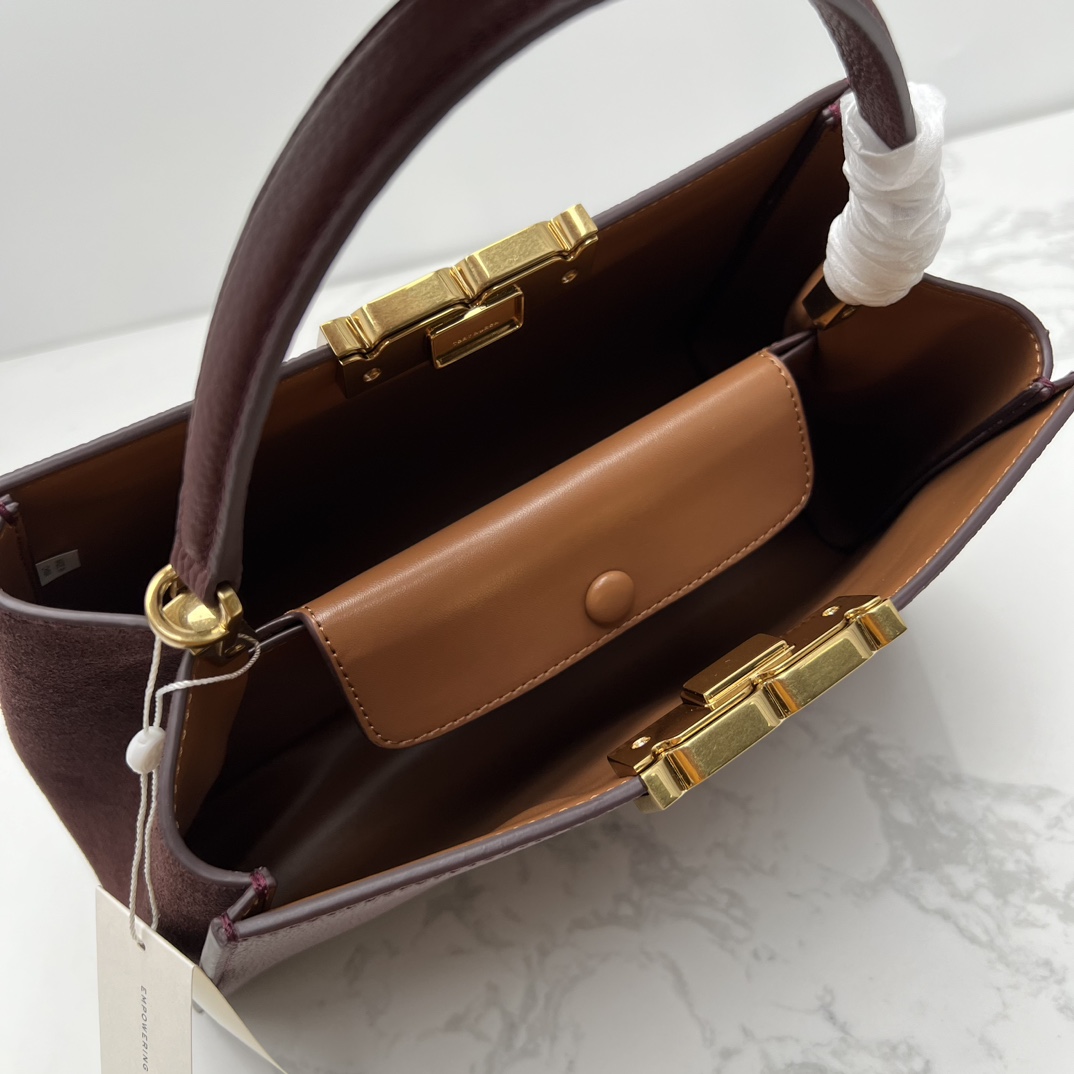 Tory Burch ～Tory Burch全新Eleanor单肩手提包 以简洁线条打造的盒型包袋之上